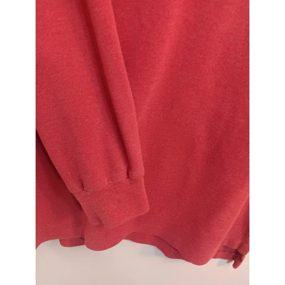 Polo Ralph Lauren Men's Long Sleeve Polo Shirt Burgundy Red Classic Fit Size L